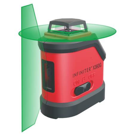 Лазерный нивелир INFINITER X360 G 1-004-002. Артикул 1-004-002