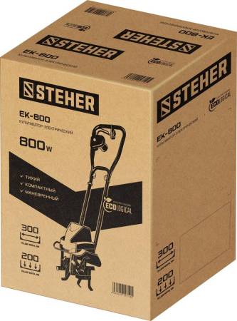 Электрический культиватор STEHER, 800 Вт EK-800. Артикул EK-800