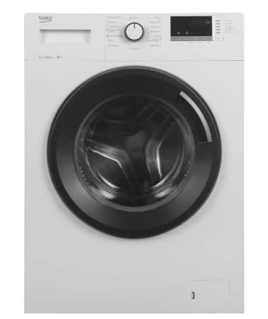 Стиральная машина Beko WRE6512ZAW, с фронтальной загрузкой, 6кг, 1000об/мин 1922841. Артикул 1922841