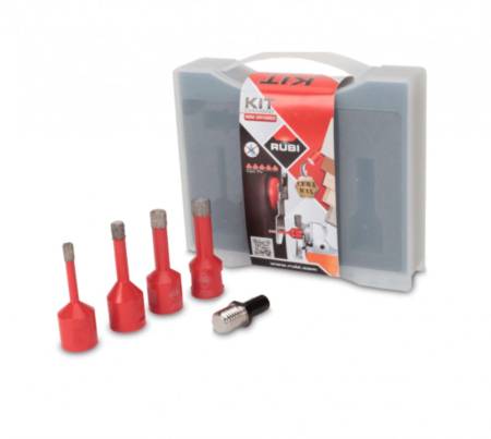НАБОР алмазных коронок Rubi DRYGRES 50938. Артикул 50938