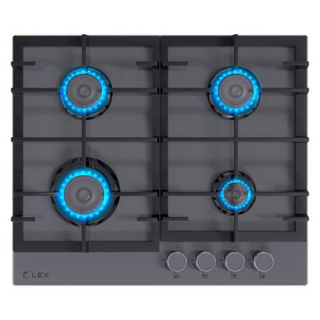 Варочная панель газовая LEX GVG 642A GR CHAO000434. Артикул CHAO000434