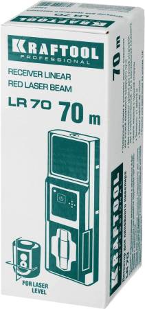 Детектор LR 70 для линейного нивелира KRAFTOOL 34607. Артикул 34607