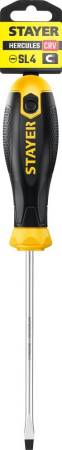 Отвертка STAYER Hercules SL4x100 2509-04-10. Артикул 2509-04-10