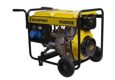Дизельный генератор CHAMPION DG6501E. Артикул DG6501E