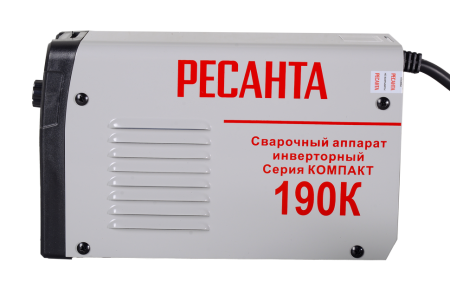 Сварочный аппарат инверторный САИ190К (компакт) Ресанта 65/36. Артикул 65/36