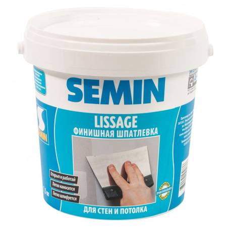 Шпатлевка финишная SEMIN LISSAGE 16кг A1184. Артикул A1184