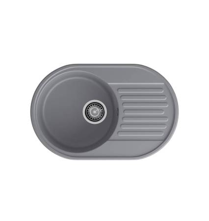 Мойка кухонная кварцевая LEX Como 740 Deep Grey RULE000164. Артикул RULE000164