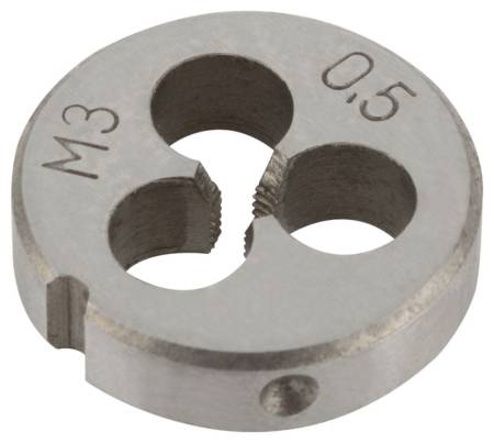 Плашка метрическая, легированная сталь  М3х0,5 мм FIT 70820. Артикул 70820