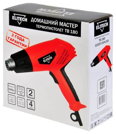 Термопистолет ТВ 180 (E2207.004.00) ELITECH ДМ 202425. Артикул 202425