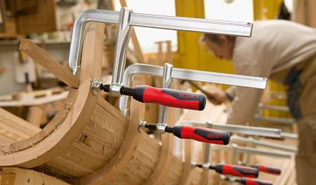 Струбцина цельнометаллическая 500/120, 6 кН, 2К ручка BESSEY BE-GZ50-12-2K. Артикул BE-GZ50-12-2K