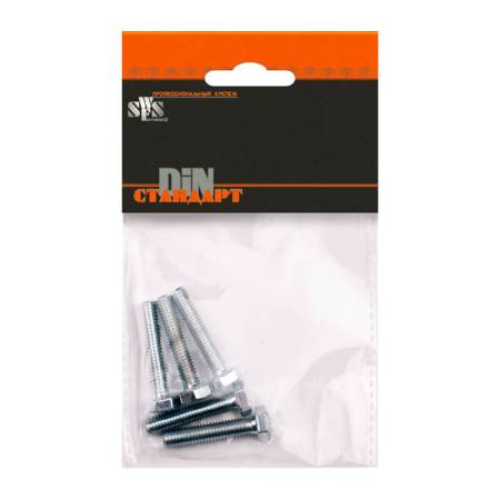 Болт SWFS DIN933 М5х30 (6 шт) пакетик. Артикул тов-092096