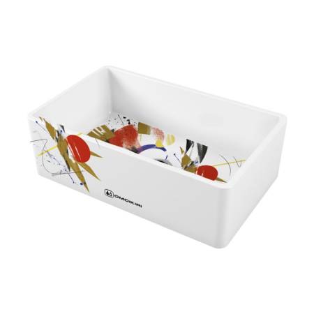 Кухонная мойка Omoikiri Mikura 76-Tokyo Natceramic/белый 4993021. Артикул 4993021