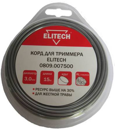 Корд для триммера 0809.007500 ELITECH 188765. Артикул 188765