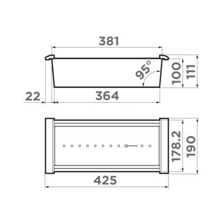 Коландер Omoikiri CO-02-GB 4999055. Артикул 4999055