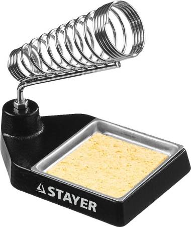 Стальная подставка для паяльников STAYER литая MAXTerm 55319. Артикул 55319