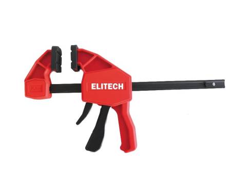 Струбцина быстрозажимная Elitech 6/150,65мм, 75кг, 514101 207225. Артикул 207225