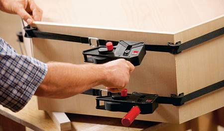 Зажим ленточный, 7 м, уголки адаптируемые (4 шт) в комплекте BESSEY BE-BAN700. Артикул BE-BAN700