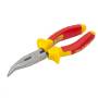 Длинногубцы изогнутые Insulated, 160 мм, двухкомпонентные рукоятки Matrix Professional 17472. Артикул 17472