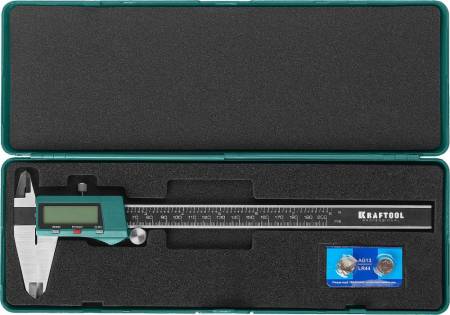 Штангенциркуль KRAFTOOL электронный металлический 200мм 34460-200. Артикул 34460-200