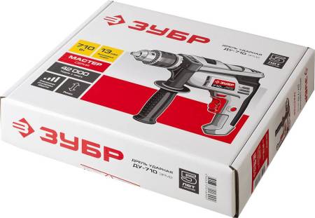 Ударная дрель ЗУБР 710 Вт ДУ-710 ЭРМ2. Артикул ДУ-710 ЭРМ2