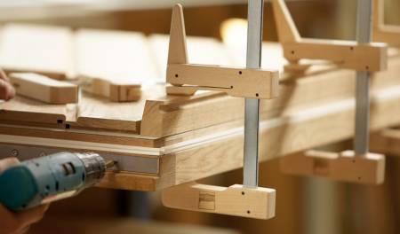 Струбцина деревянная 300/110, пробковая крошка для щадящего зажима BESSEY BE-HKL30. Артикул BE-HKL30