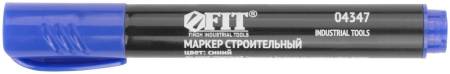 Маркер строительный перманентный, синий 04347. Артикул 04347