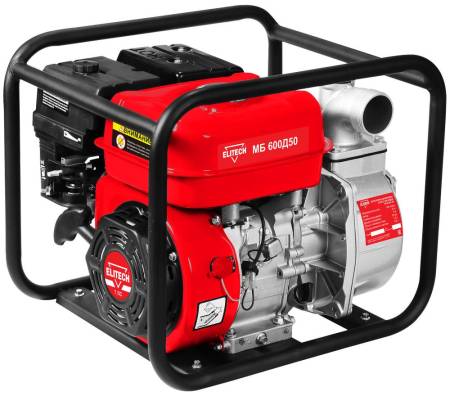 Мотопомпа бензиновая МБ 600 Д 50 ELITECH 205517. Артикул 205517