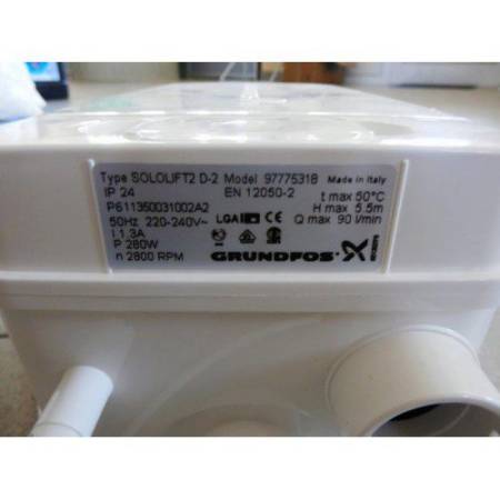 Канализационная установка Grundfos Sololift2 D-2 97775318 (97775323) 13878. Артикул 13878