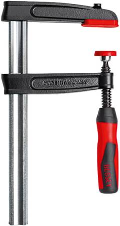 Струбцина чугунная 300/140, 5.5 кН, 2К ручка BESSEY BE-TPN30BE-2K. Артикул BE-TPN30BE-2K