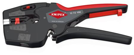 Стриппер автоматический NexStrip 3-в-1, 0.03-10 мм AWG 32-8, рез до 10 мм, KNIPEX KN-1272190. Артикул KN-1272190