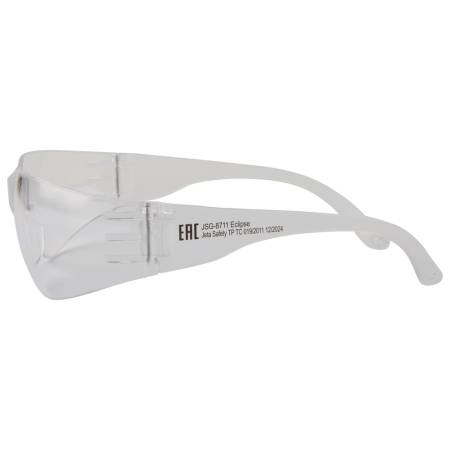 Прозрачные облегченные очки из поликарбоната JETA SAFETY JSG-8711. Артикул JSG-8711