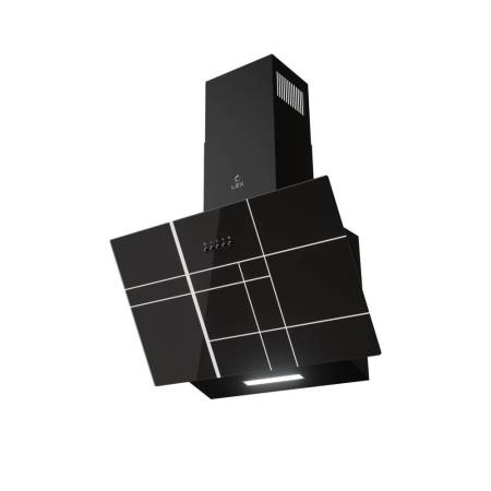 Вытяжка кухонная наклонная LEX MOZA 600 R1 Black CHTI000418. Артикул CHTI000418