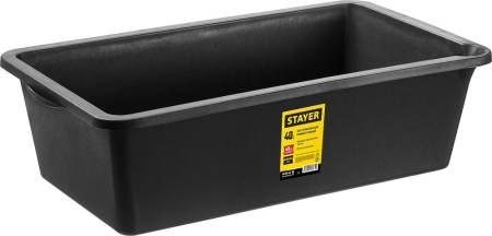 Таз STAYER 40 л строительный прямоугольный 06099-40_z01. Артикул 06099-40_z01