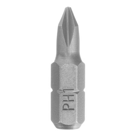 Набор бит PH1 x 25, сталь CrMo, 5 шт. Сибртех 11237. Артикул 11237