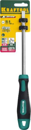 Отвертка KRAFTOOL Х-Drive SL8x150 250071-8.0-150. Артикул 250071-8.0-150