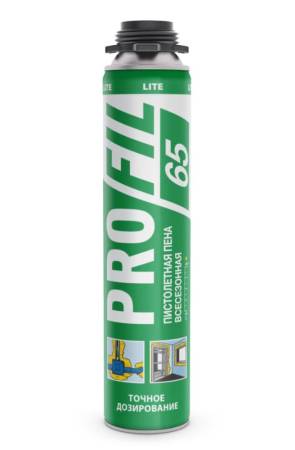 Пена пистолетная Profil 65 LITE всесезонная 625 мл 199010. Артикул 199010