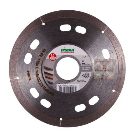 Круг алмазный отрезной 1A1R 115x1,1x8x22,23 Esthete DiStar 11115421009. Артикул 11115421009