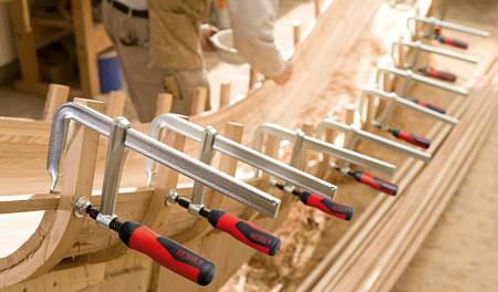 Струбцина цельнометаллическая 500/120, 6 кН, 2К ручка BESSEY BE-GZ50-12-2K. Артикул BE-GZ50-12-2K