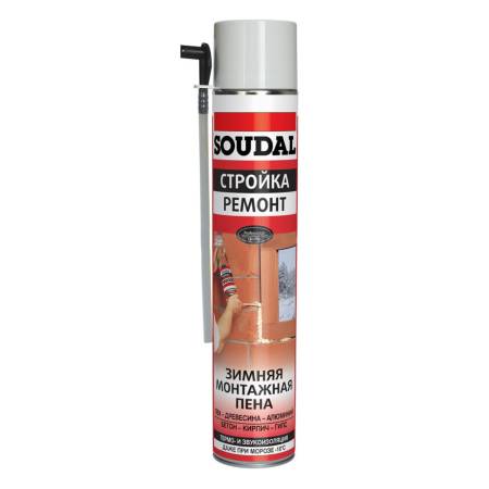 Пена монтажная SOUDAL Фикс&Филл зимняя 750 мл 122480. Артикул 122480