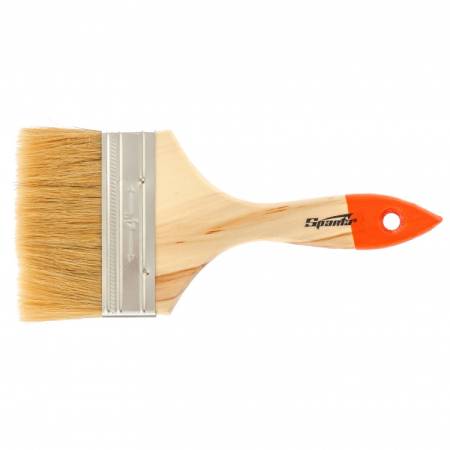 Кисть плоская Slimline 4" (100 мм), натуральная щетина, деревянная ручка Sparta 824455. Артикул 824455