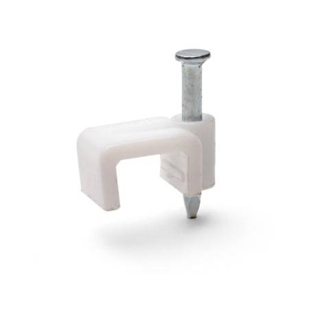 Скоба пластиковая Fortisflex СПП 5 (50шт) арт. 49449. Артикул 49449