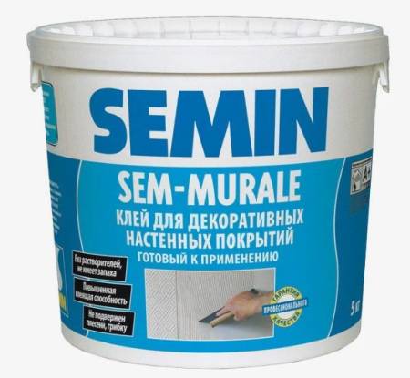 Клей SEMIN SEM-MURALE / СЕМ-МЮРАЛЬ 5кг A0316. Артикул A0316