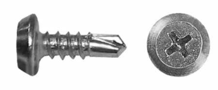 Саморез ММ с буром фосфатированный 3,5х9,5 (1000шт) ABH103509511007. Артикул ABH103509511007