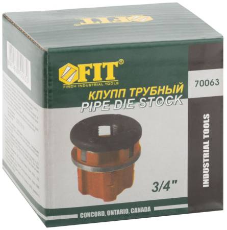 Клупп трубный черный Профи 3/4" FIT 70063. Артикул 70063
