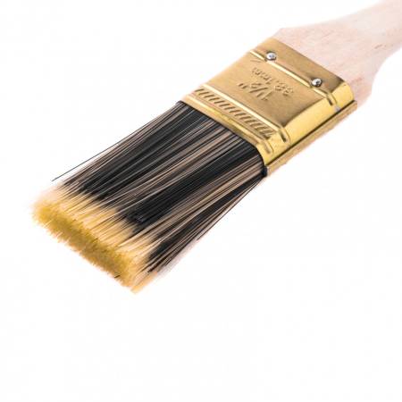 Кисть плоская Golden 1.5", искусственная щетина, деревянная ручка MTX 83218. Артикул 83218