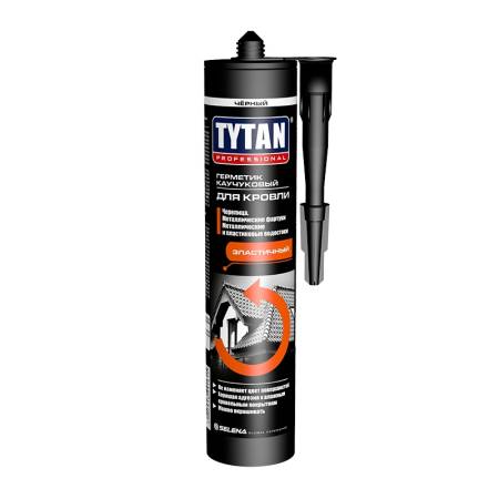Герметик каучуковый Tytan для кровли черный (0,31 л). Артикул тов-213051