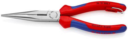 Длинногубцы с режущими кромками, 200 мм, KNIPEX KN-2612200TBK. Артикул KN-2612200TBK