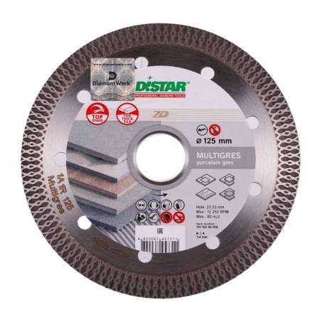 Круг алмазный отрезной 1A1R 125x1,4x10x22,23 Multigres DiStar 11115494010. Артикул 11115494010