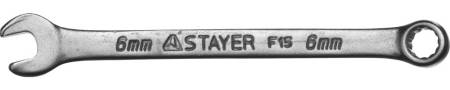 Комбинированный гаечный ключ 6 мм STAYER 27085-06. Артикул 27085-06