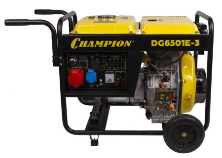 Дизельный генератор CHAMPION DG6501E-3. Артикул DG6501E-3